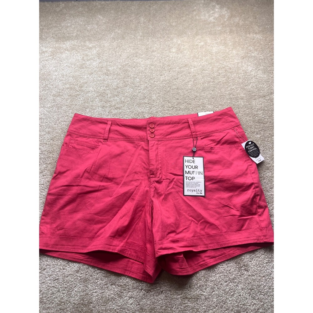 Royalty for Me Pink High Rise Tummy Control Shorts Size 20W New With Tags